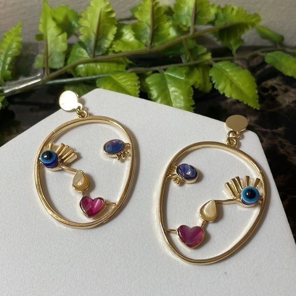 Fashion Nova Face Your Fears Abstract Earrings - Picture 9 of 14